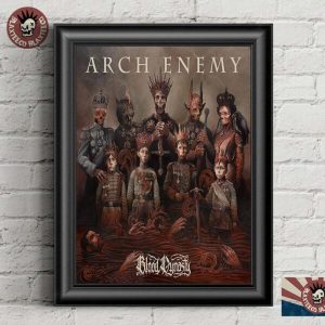import placeholder for arch enemy blood dynasty album cover art home deco