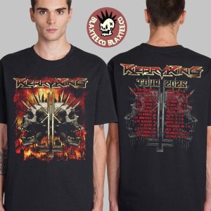 import placeholder for kerry king north american tour 2025 spikey skull t