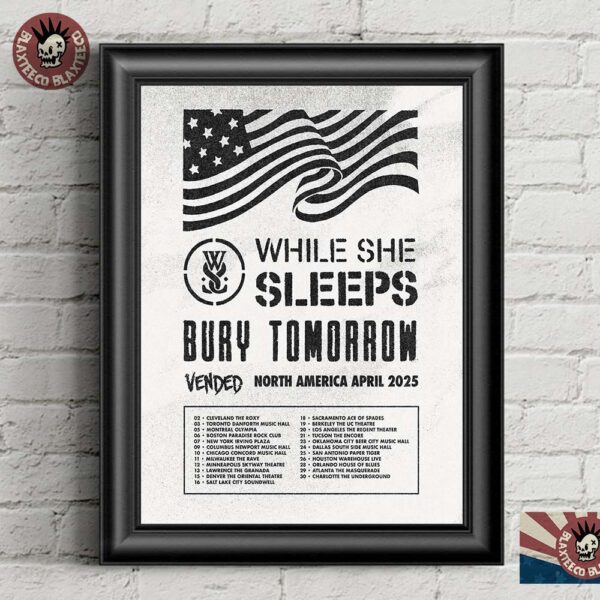 import placeholder for while she sleeps north america april 2025 tour dat