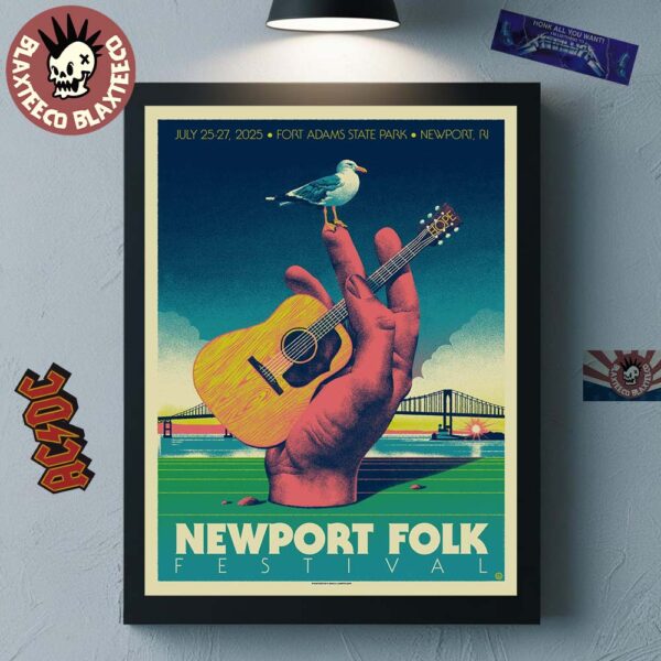 newport folk festival 2025 merch poster in newport ri at fort adams state park on july 25 27 2025 home decor poster canvas 600x600 1.jpg