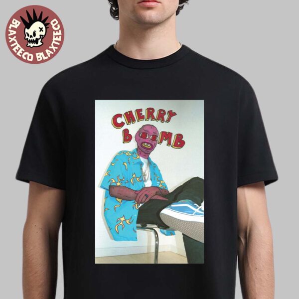 tyler the creator cherry bomb 10 years anniversary sitting on the chair photo classic t shirt 600x600 1.jpg